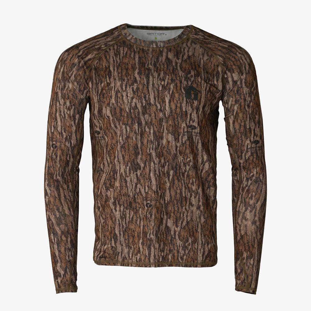 Gator Waders Performance Shirt | Mens - Mossy Oak Bottomland Product Image