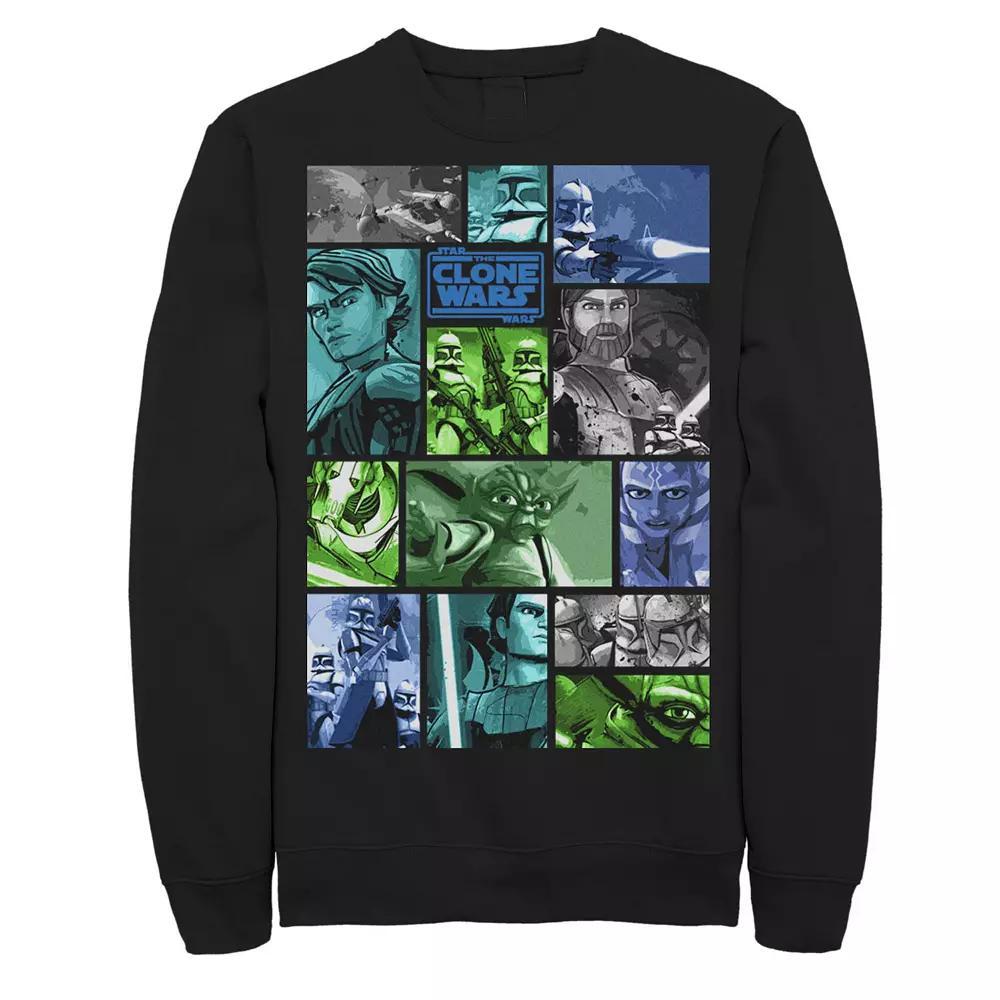 Men's Star Wars: Clone Wars Group Shot Panels Sweatshirt,  Product Image