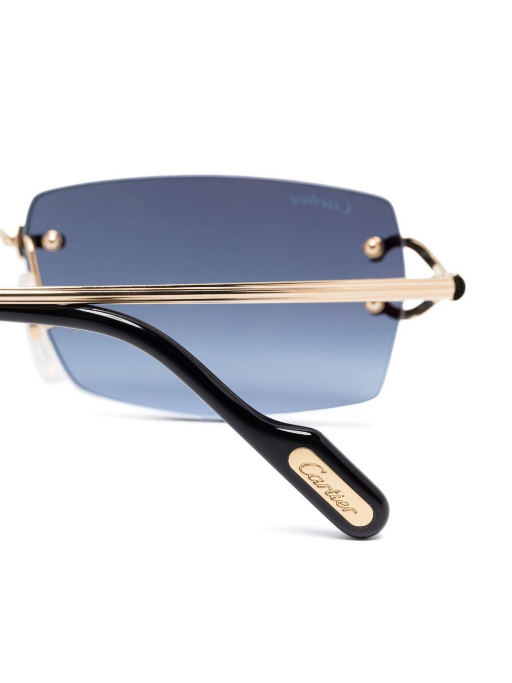 rectangle-frame sunglasses Product Image