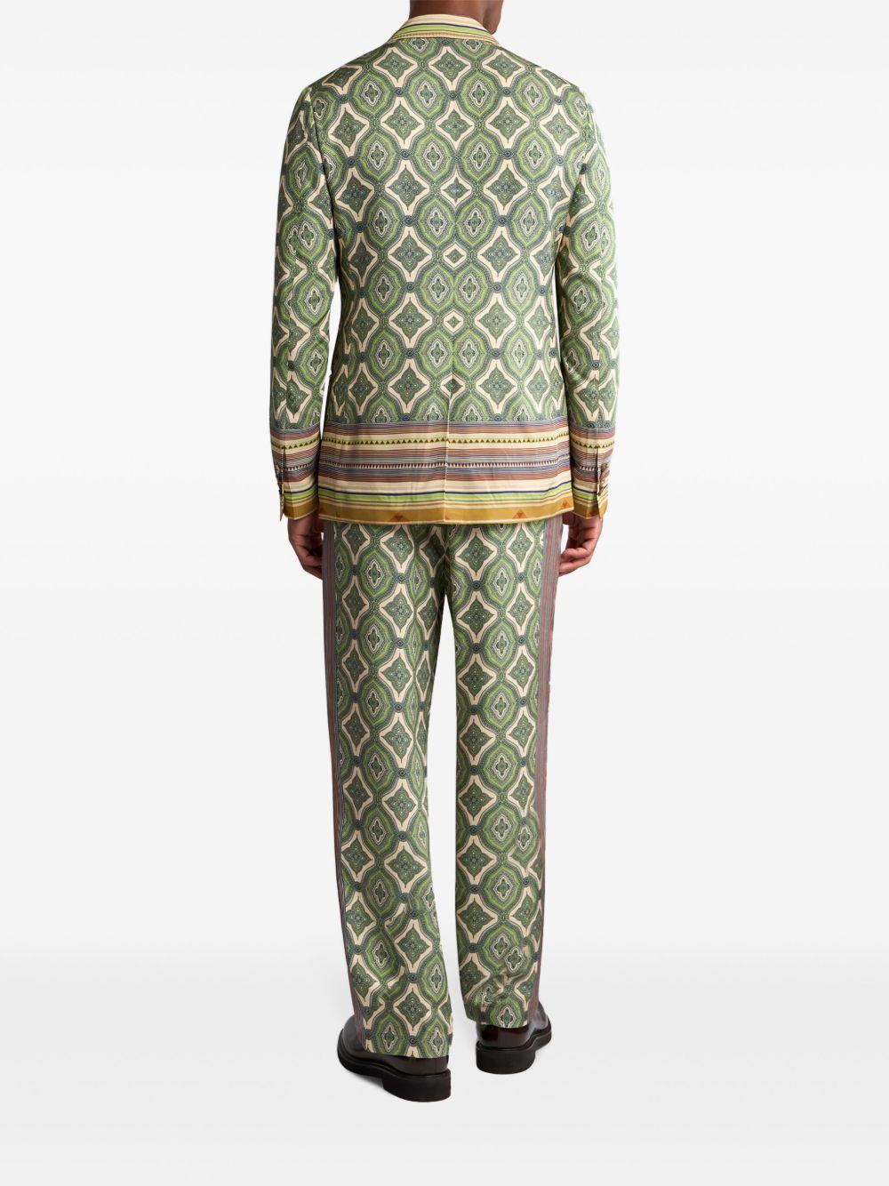 geometric-print blazer Product Image