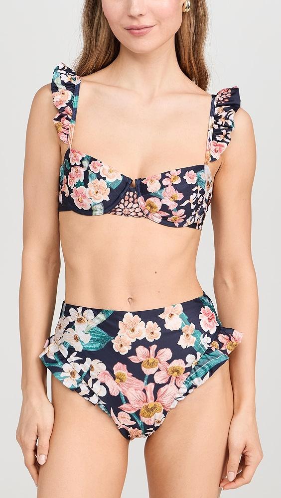 Agua by Agua Bendita Kiwi Danza Bikini Top | Shopbop Product Image