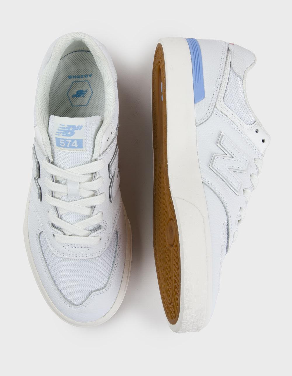 NEW BALANCE 574 Numeric Vulc Skate Shoes - WHITE COMBO Product Image