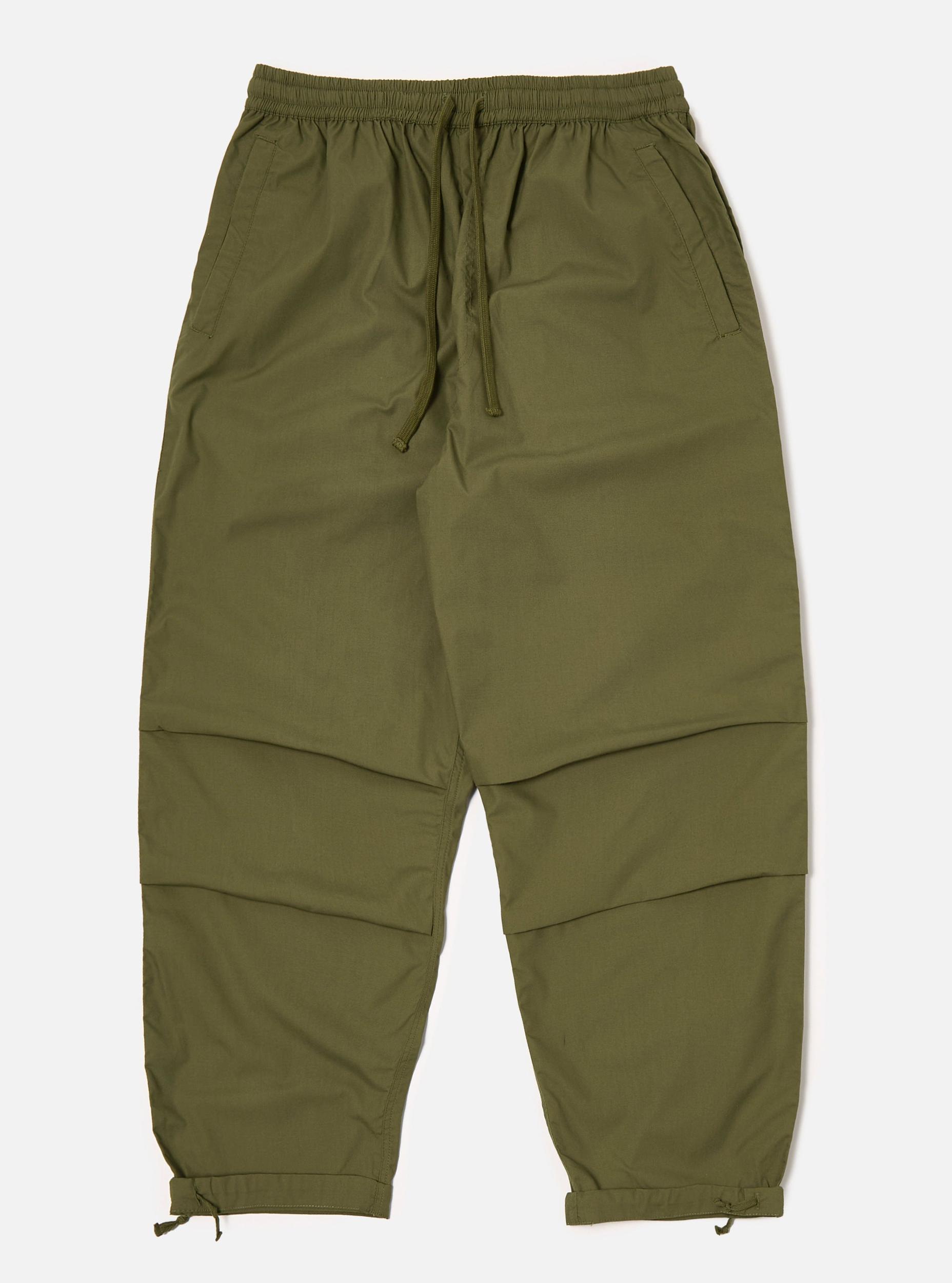 Olive Recycled Polytech Parachute Pant Product Image
