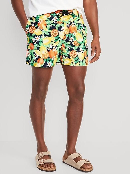 Printed Swim Trunks --7-inch inseam Product Image