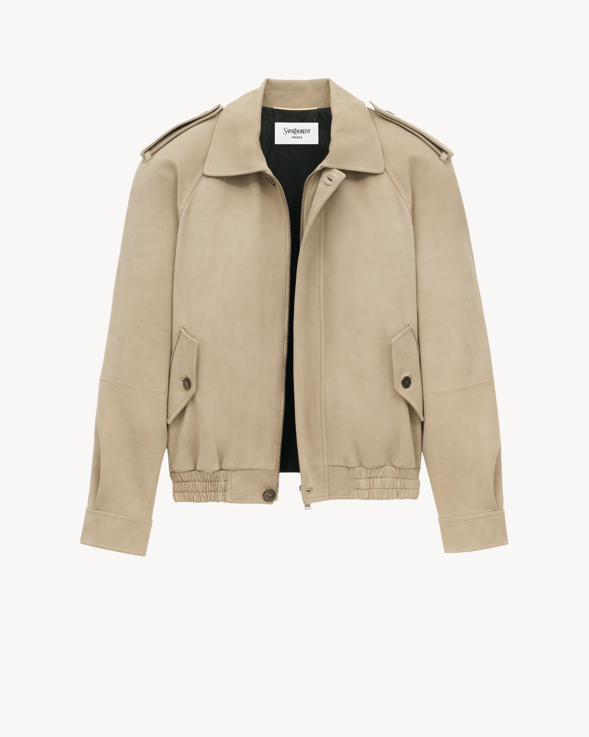 bomber jacket in nubuck Product Image