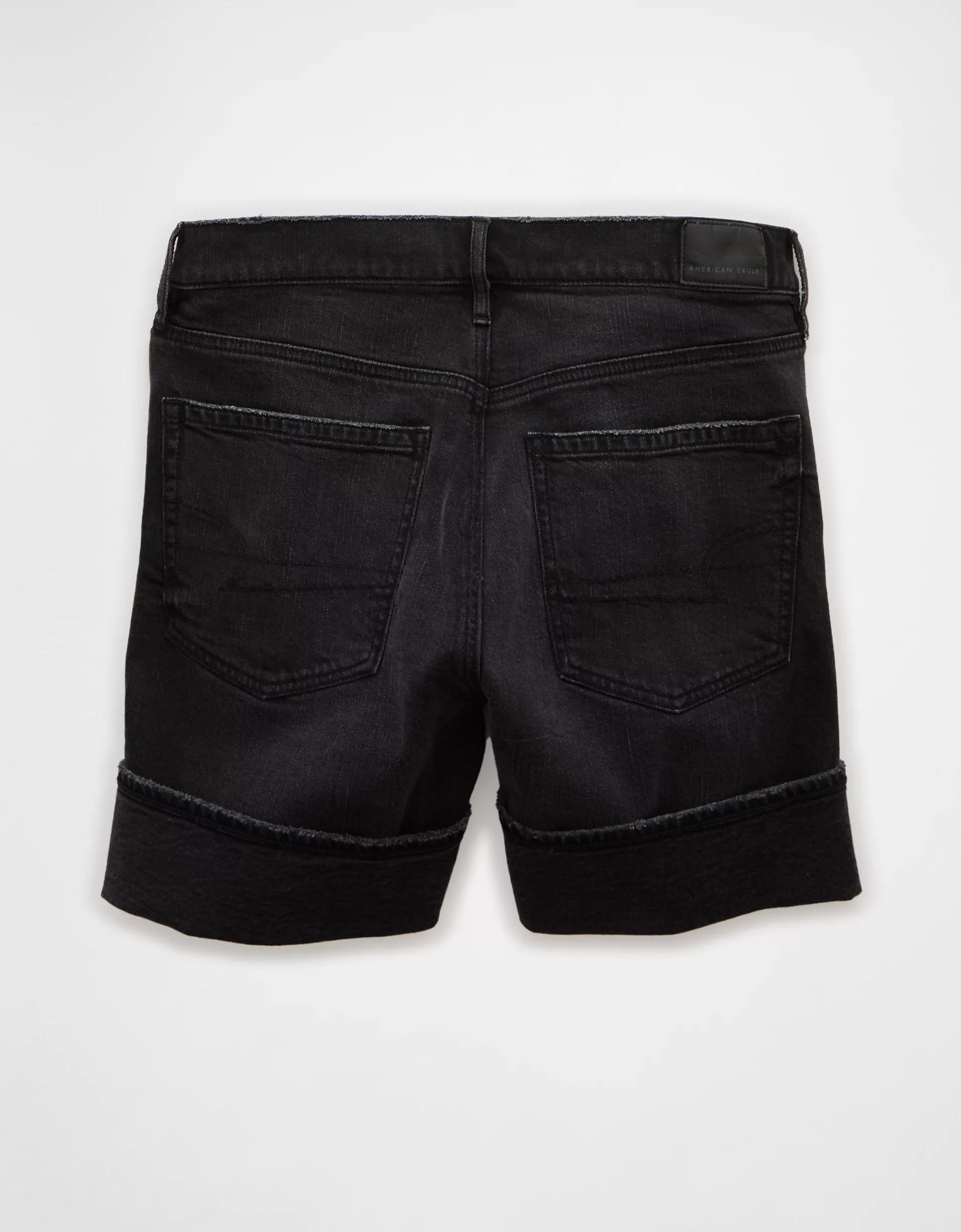 AE 6" Strigid Super High-Waisted Relaxed Denim Short Product Image