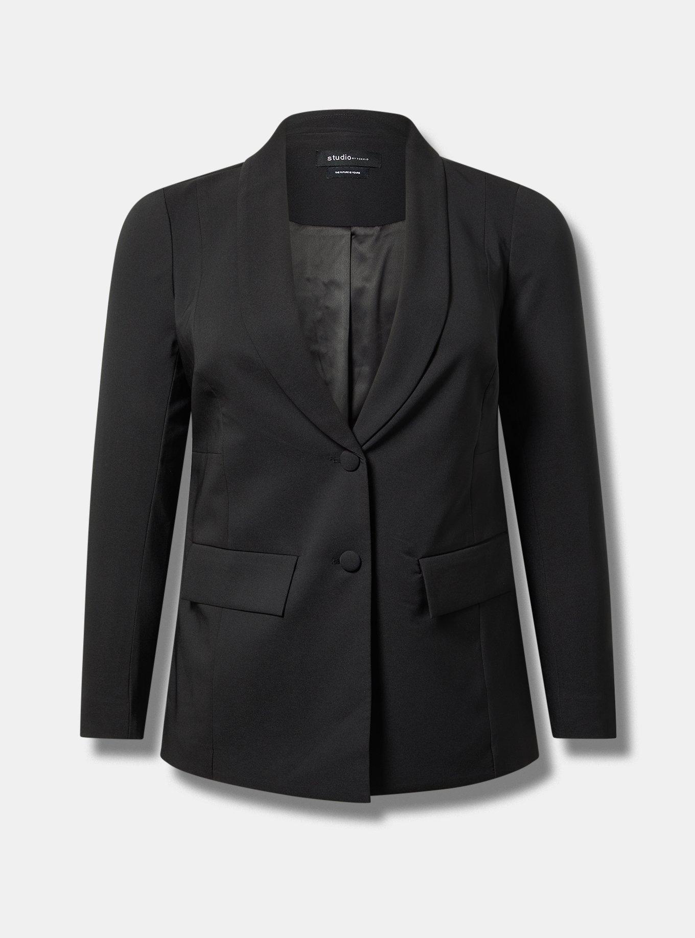 Soho Studio Refined Crepe Blazer Product Image