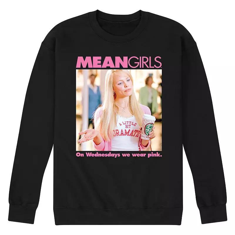 Mens Mean Girls Regina Fleece Sweatshirt Blue Product Image