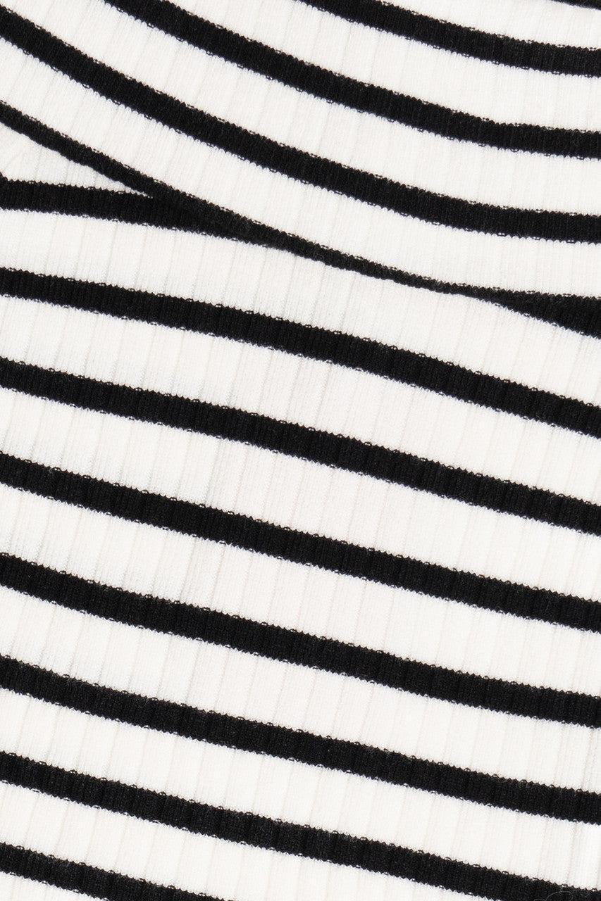 Off The Shoulder Striped Sweater Product Image