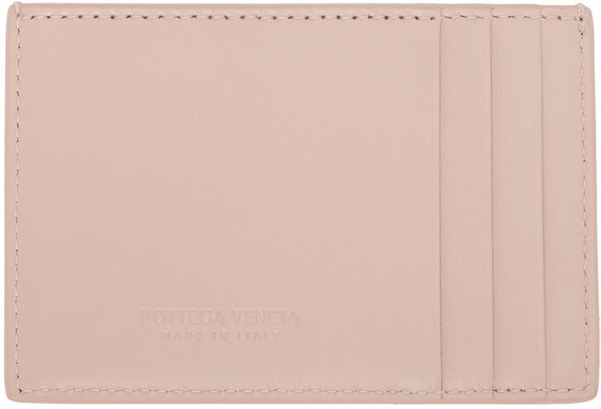 BOTTEGA VENETA Cassette Credit Card Holder In Pink Product Image