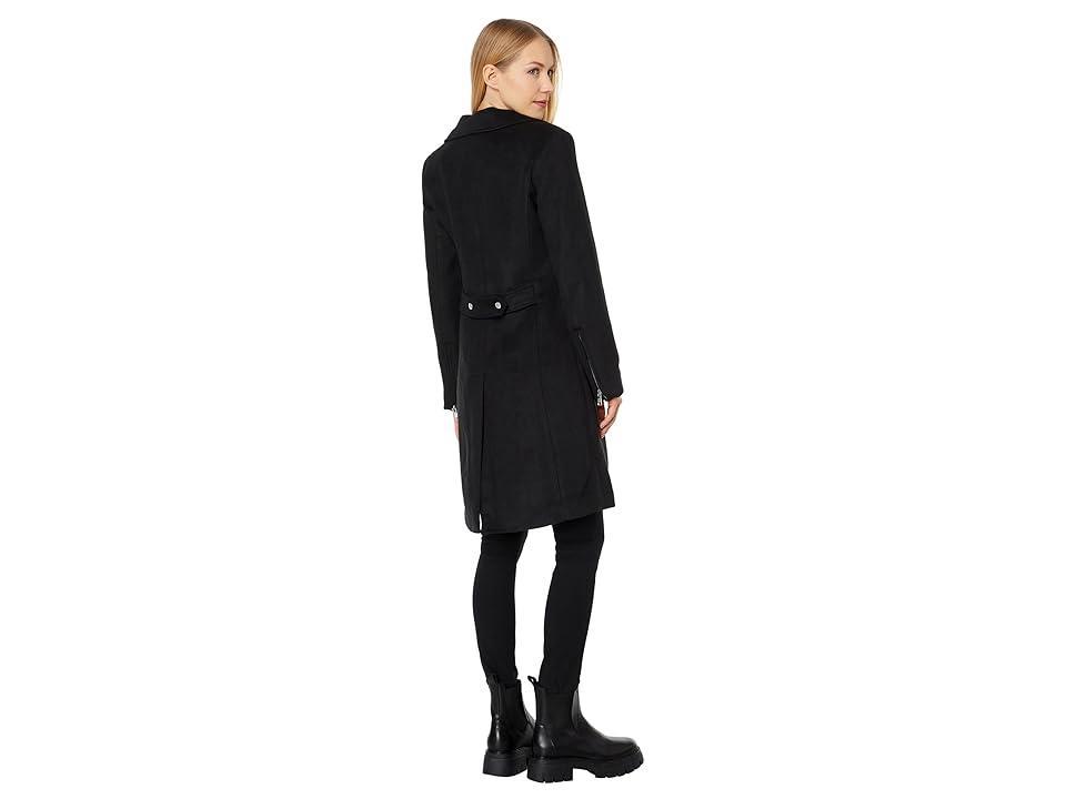 Avec Les Filles Wool Blend Moto Coat Women's Coat Product Image