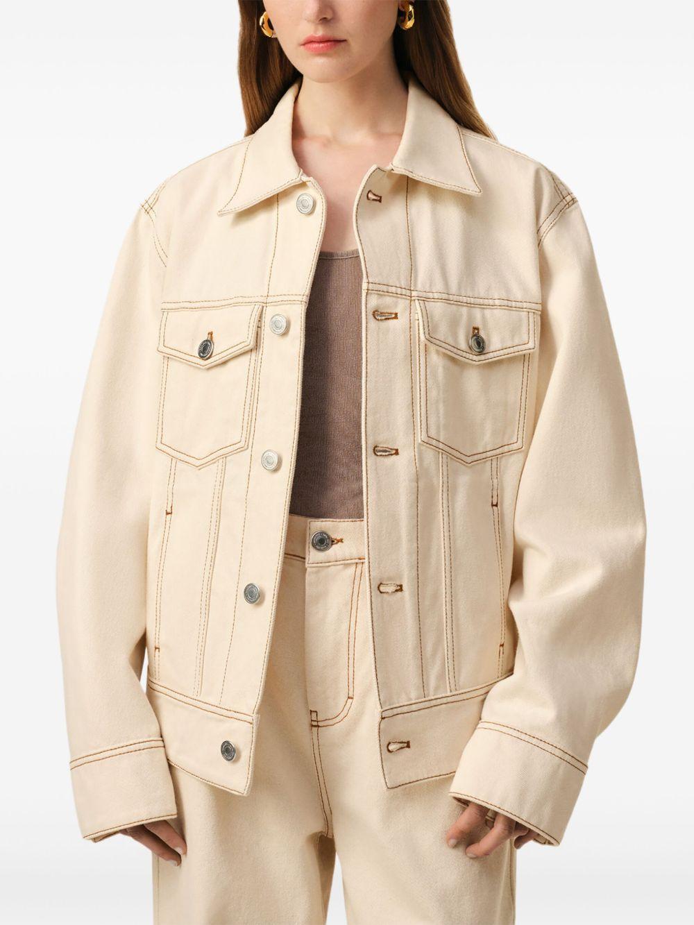 cotton trucker jacket Product Image