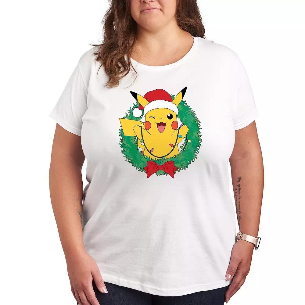 Plus Peanuts Snoopy and Woodstock Thankful Graphic Tee, Women's, Size: 4XL, White Product Image