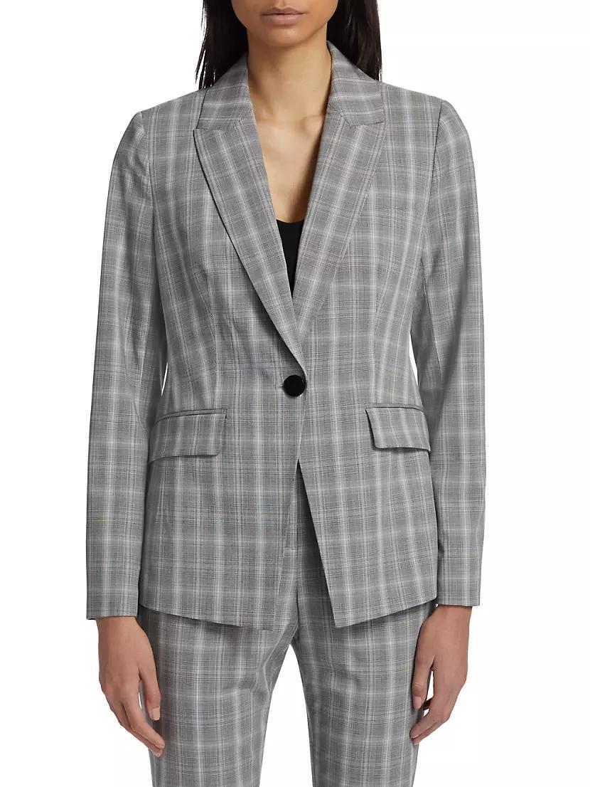 The Taylor Plaid Blazer Product Image