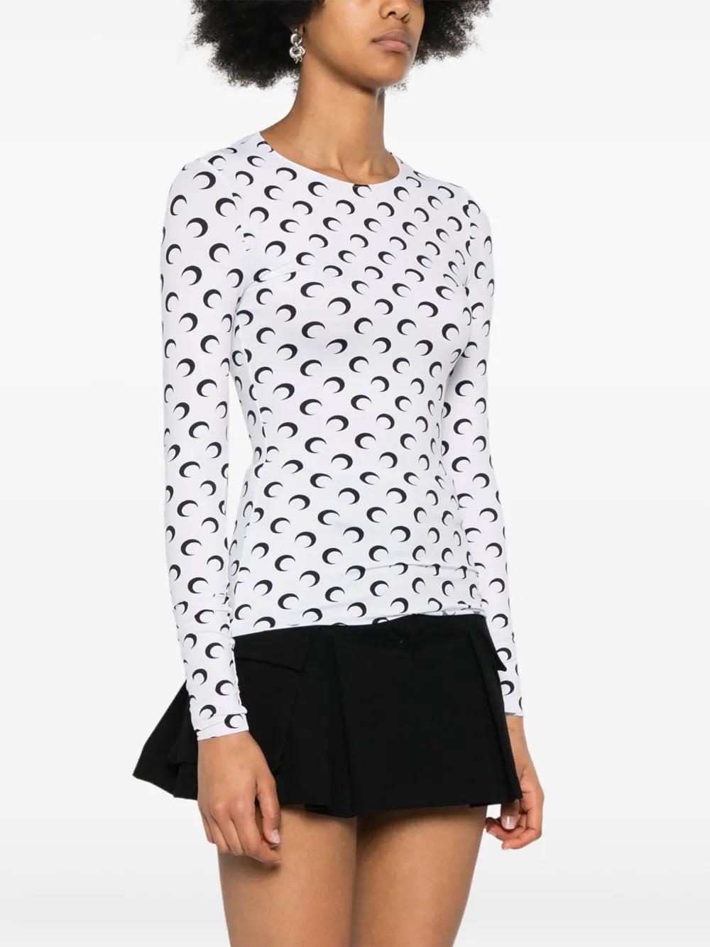 Crescent Moon-print T-shirt Product Image