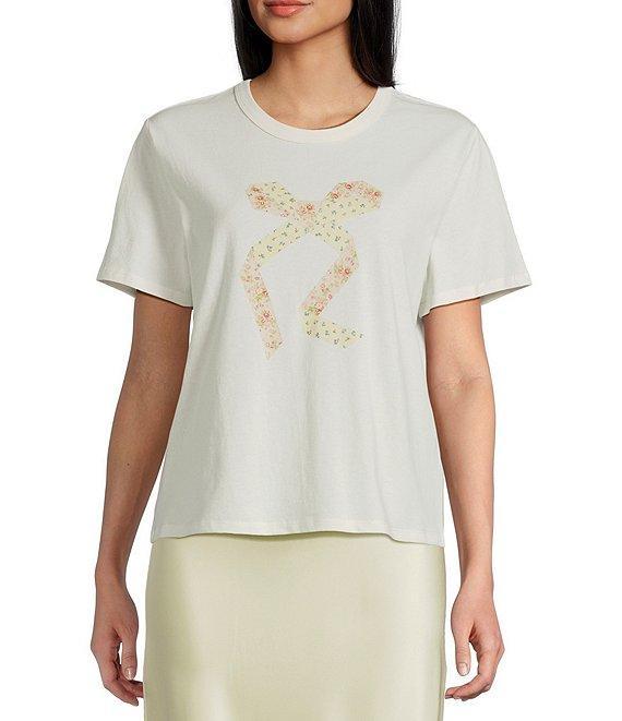 Things Between Short Sleeve Bow T-Shirt Product Image