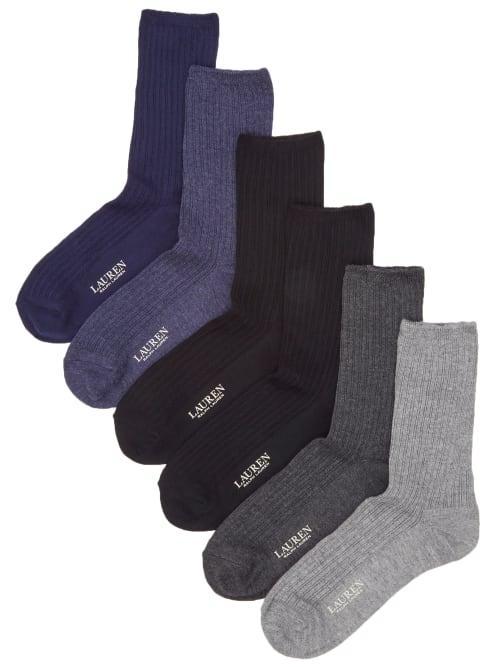 Rib Trouser Socks 6-Pack Product Image