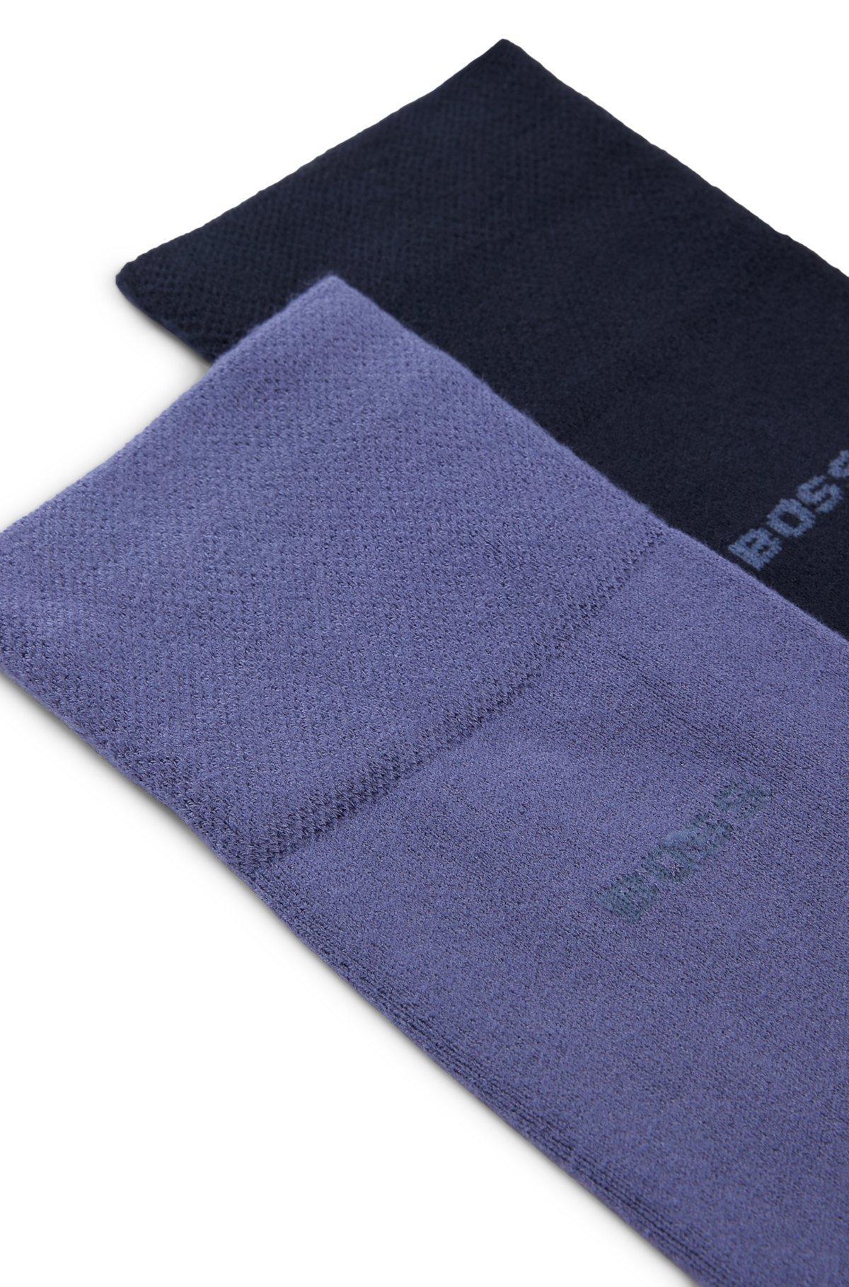 Two-pack of regular-length socks in soft viscose bamboo Product Image