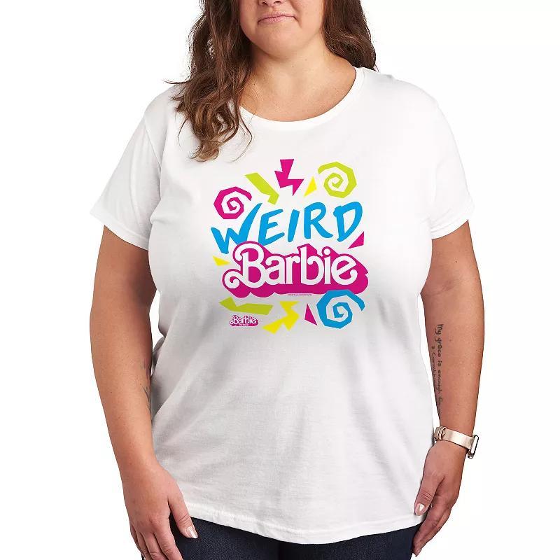 Plus Size Barbie The Movie Weird Barbie Graphic Tee, Women's, Size: 2XL, Heather Grey Product Image