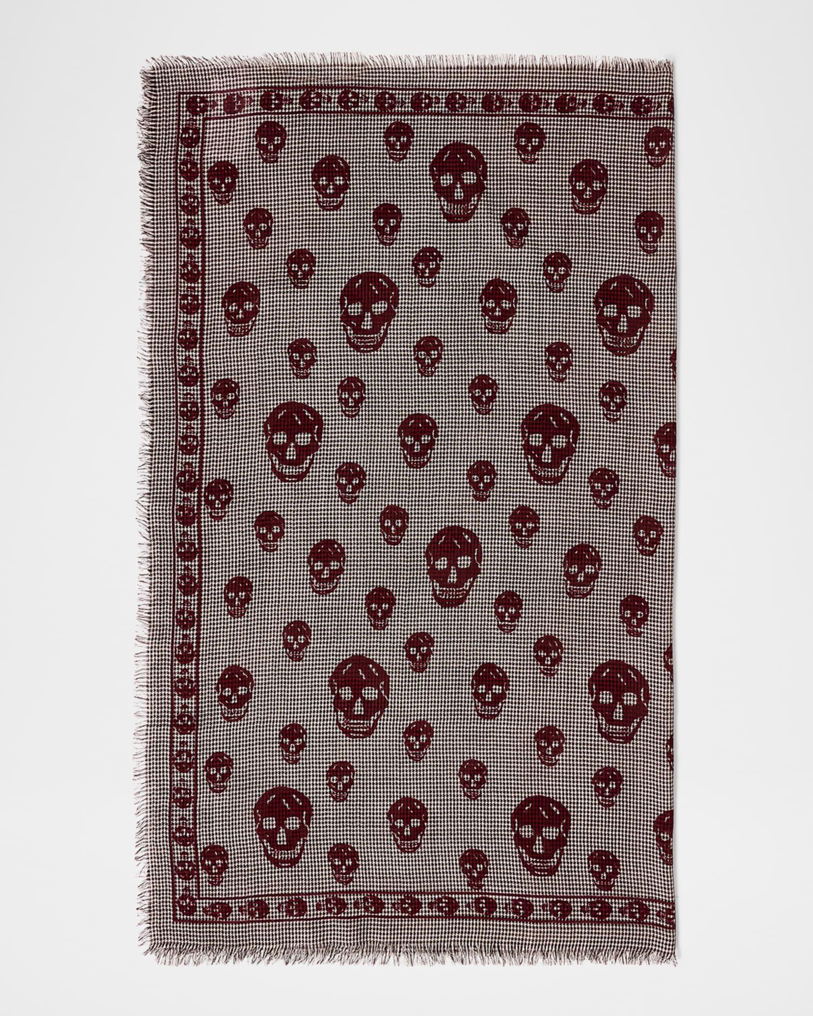 Mens Skull Dogtooth Foulard Product Image