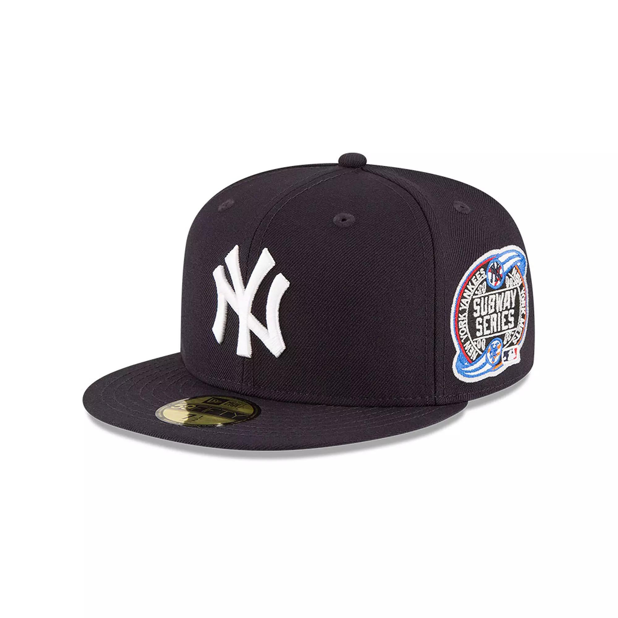 Men's New Era Navy New York Yankees World Series Wool Team 59FIFTY Fitted Hat, Size: 7, Blue Product Image