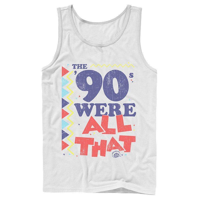 Mens Nickelodeon All That The Nineties Were Retro Poster Graphic Tank Top Product Image