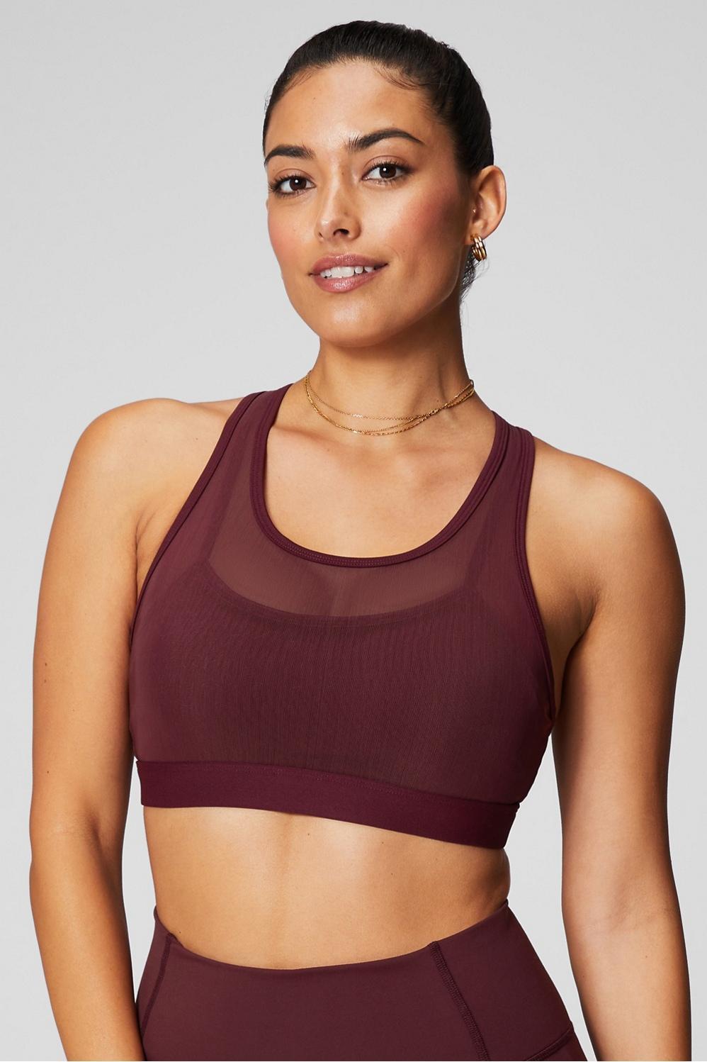 Fabletics Faye High Impact Sports Bra Womens red plus Size 3X Product Image