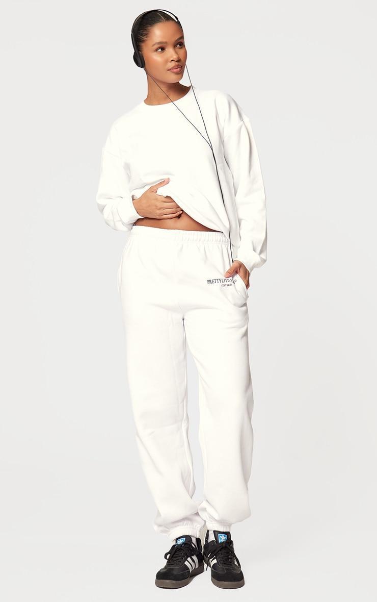  White Oversized Fitting Sweatshirt Product Image