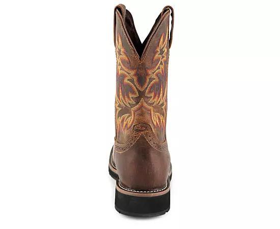 Justin Boots Mens Driller 11 Soft Toe Work Boots Product Image