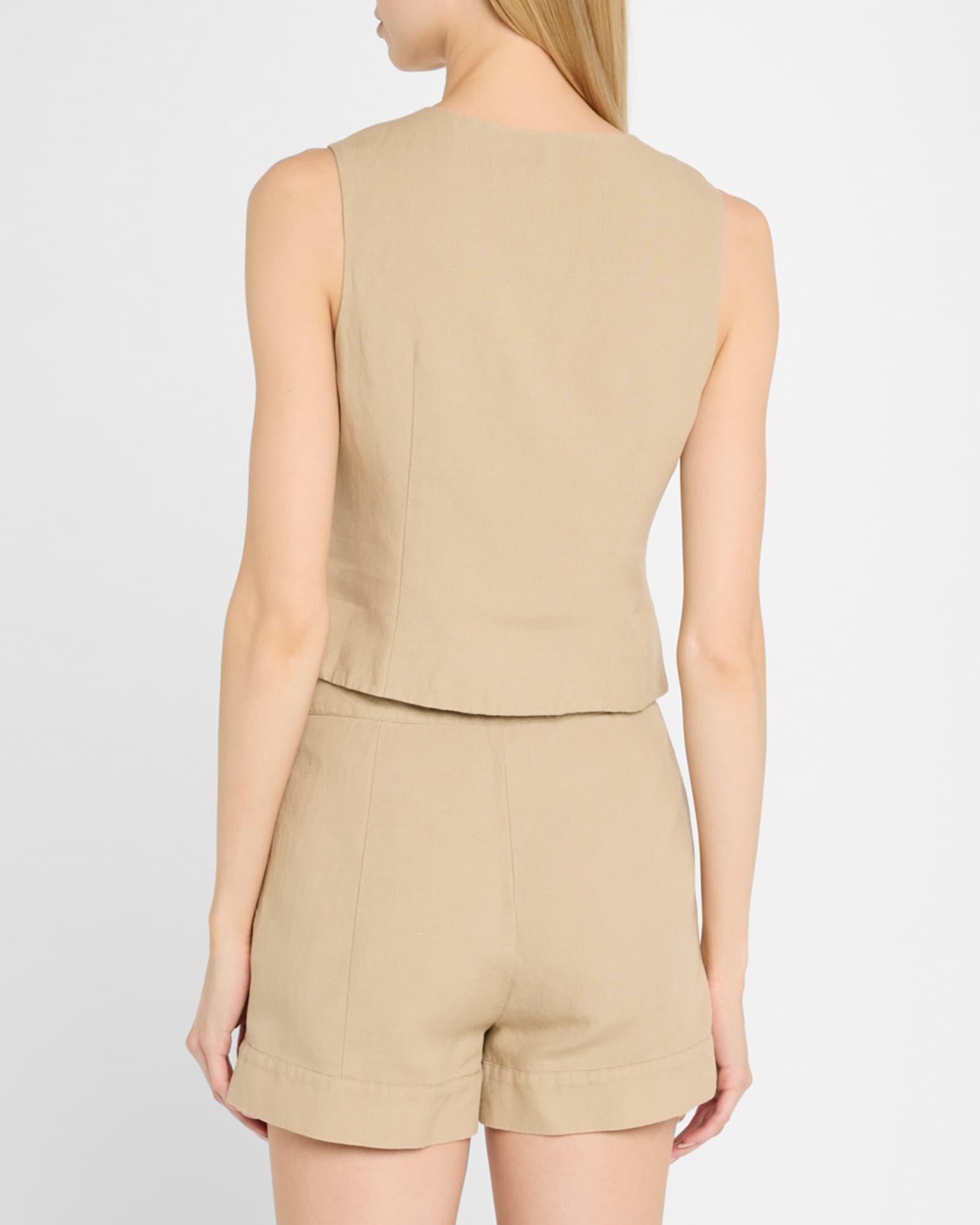 Air Linen Relaxed Vest Product Image