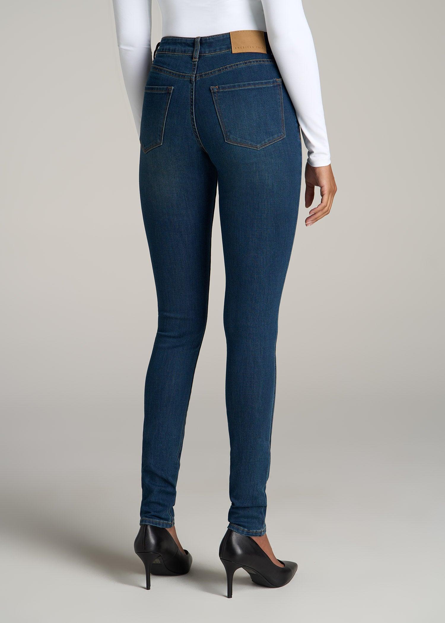 Sarah MID RISE SKINNY Tall Women's Jean in Blue Product Image