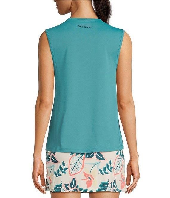 Columbia Women's Chill River Comfort Stretch Knit Crew Neck Sleeveless Tank Top Product Image