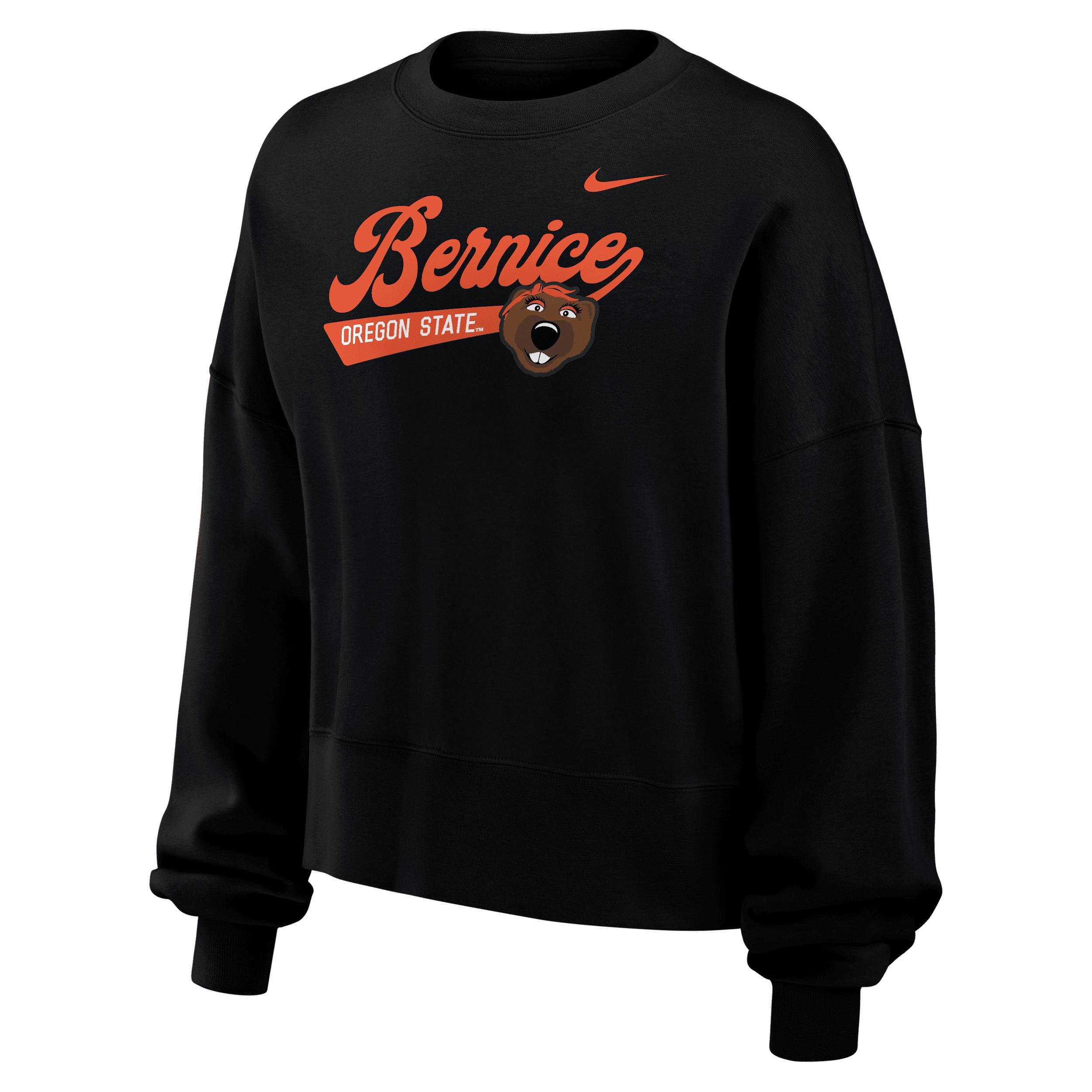 Oregon State Phoenix Fleece Women's Nike College Crew-Neck Sweatshirt Product Image