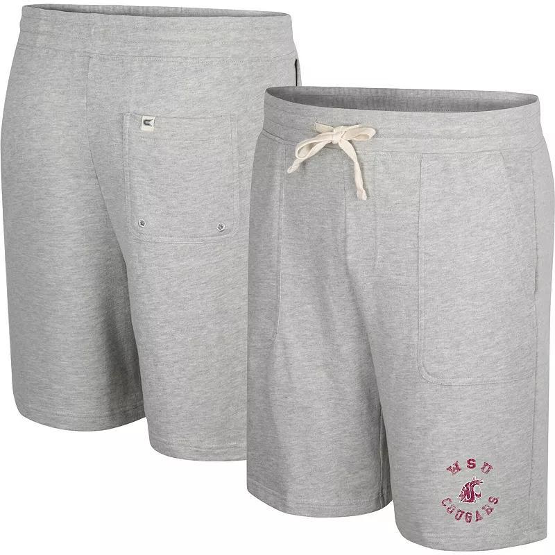 Mens Colosseum Heather Gray Oklahoma Sooners Love To Hear This Terry Shorts Product Image