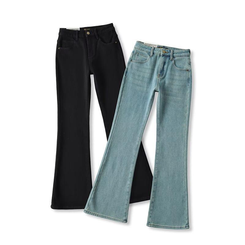 High Rise Flared Jeans Product Image