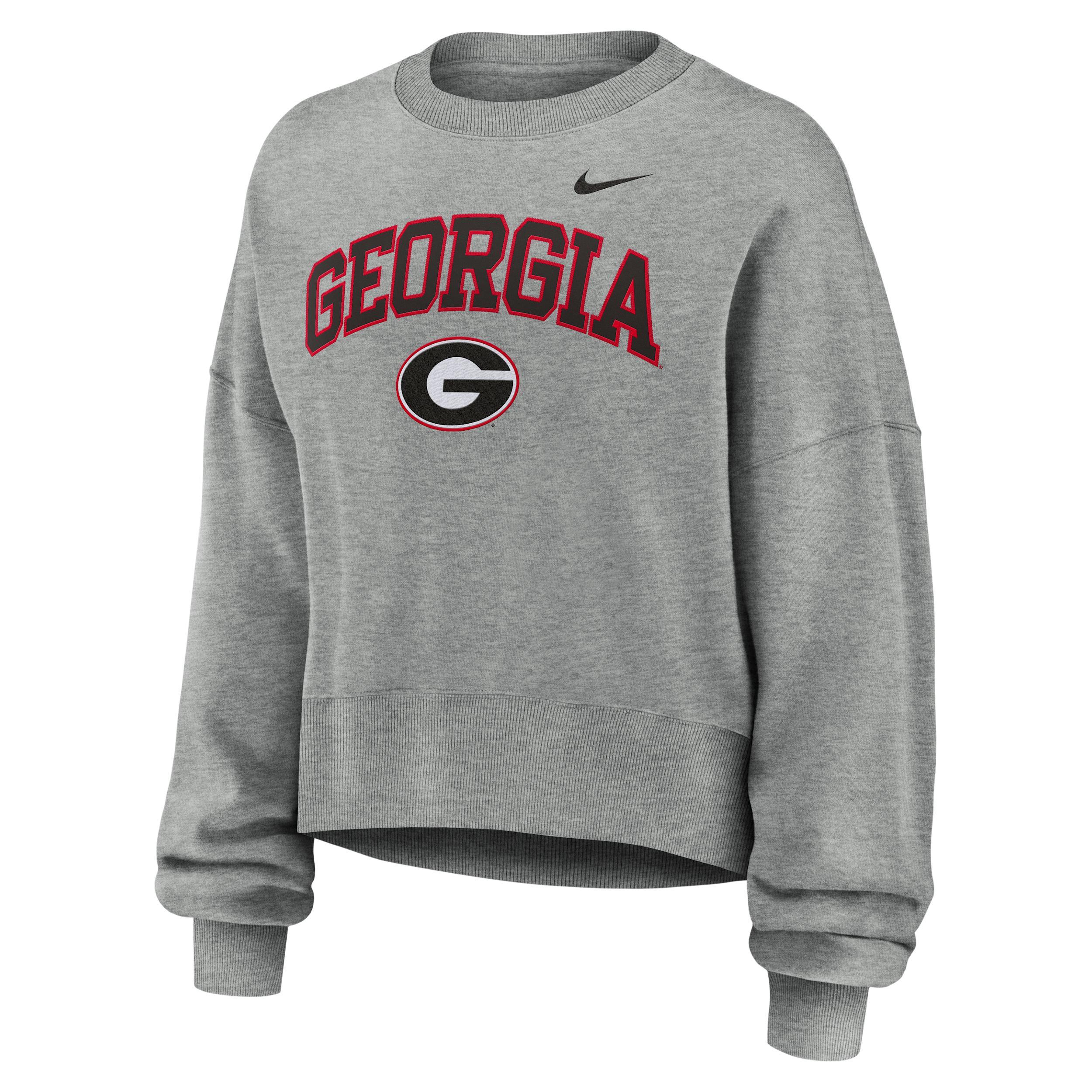 Georgia Phoenix Arch Nike Womens College Pullover Crew | 01D706GNGB-Y48 Product Image