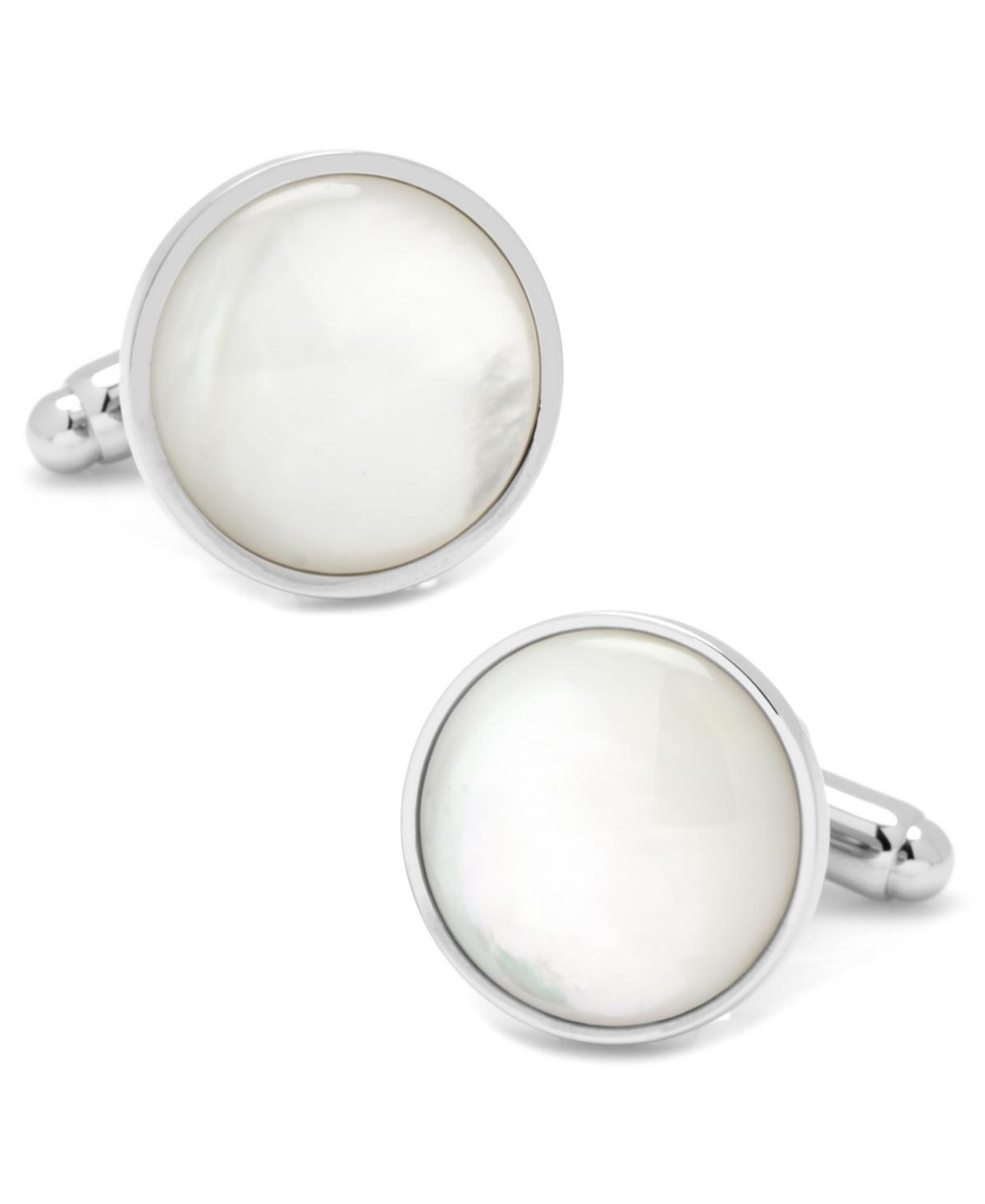 Mens Sterling Silver & Onyx Cufflinks Product Image