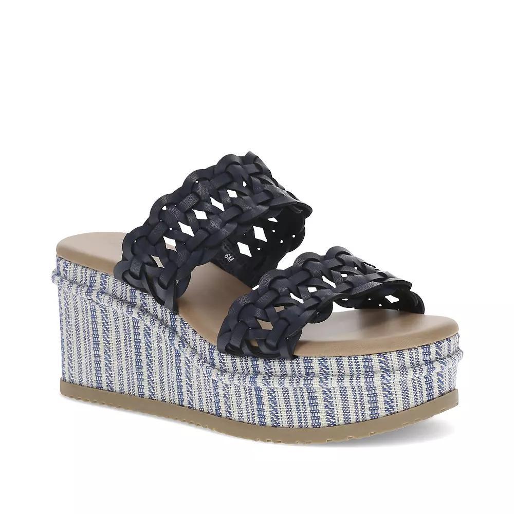 Baretraps Skylar Women's Wedge Sandals, Size: 7, Dark Blue Product Image