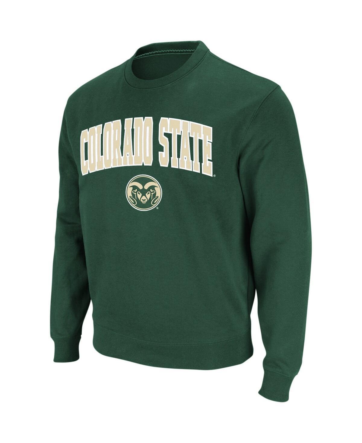 Mens Colosseum Colorado State Rams Arch & Logo Crew Neck Sweatshirt Product Image