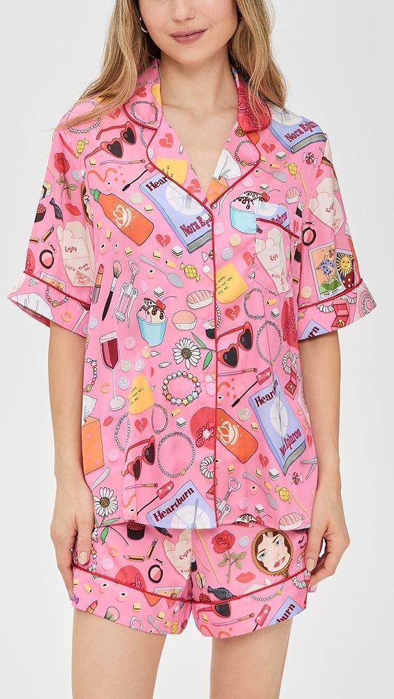 Karen Mabon Heartbreak Short Pajama Set | Shopbop Product Image