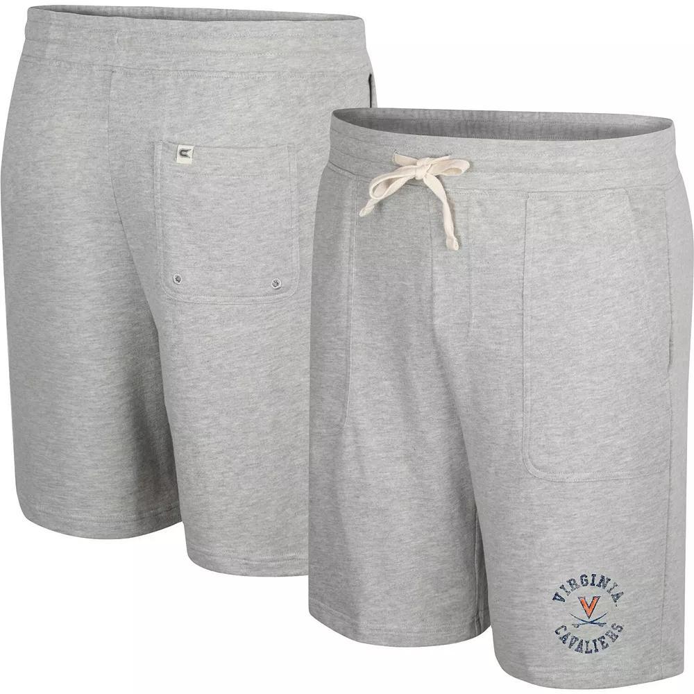 Men's Colosseum Heather Gray Texas Longhorns Love To Hear This Terry Shorts,  Product Image