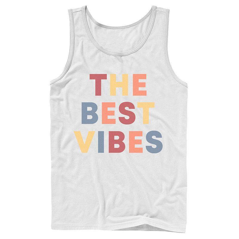 Mens Fifth Sun The Best Vibes Colorful Tank Top Product Image