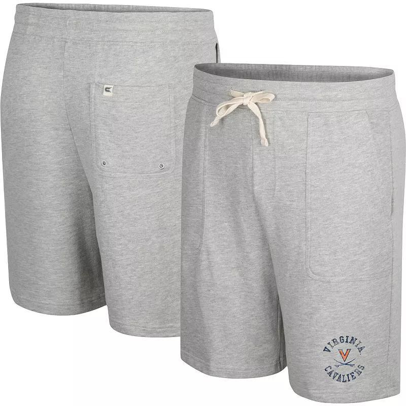 Men's Colosseum Heather Gray Texas Longhorns Love To Hear This Terry Shorts,  Product Image