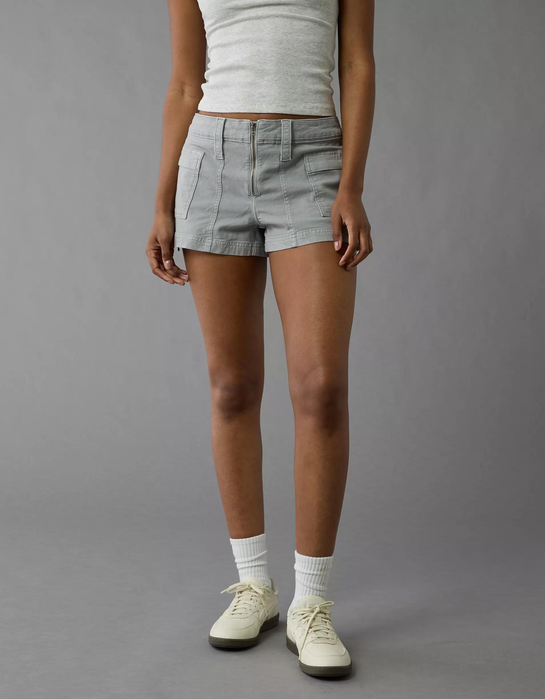 AE Stretch Low-Rise Cargo Short Short Product Image
