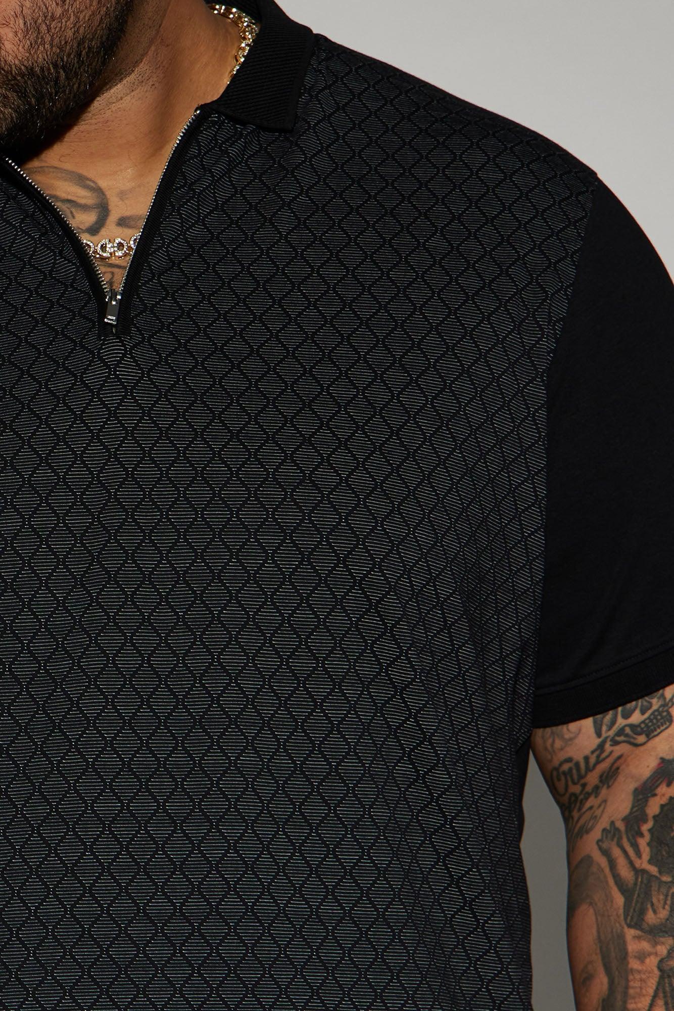 Bogey Short Sleeve Polo - Black Product Image