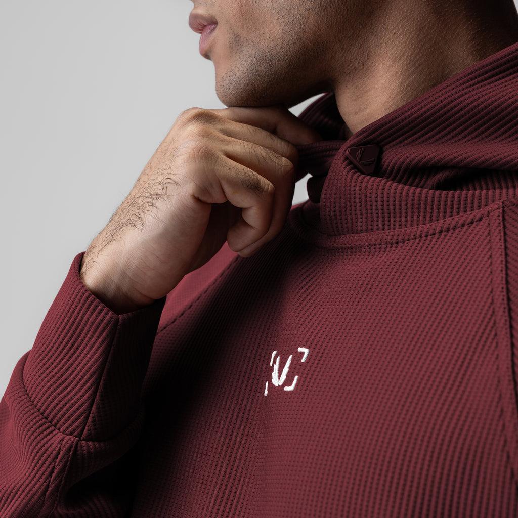 1019. Deltapeak® Oversized Hoodie - Crimson Product Image