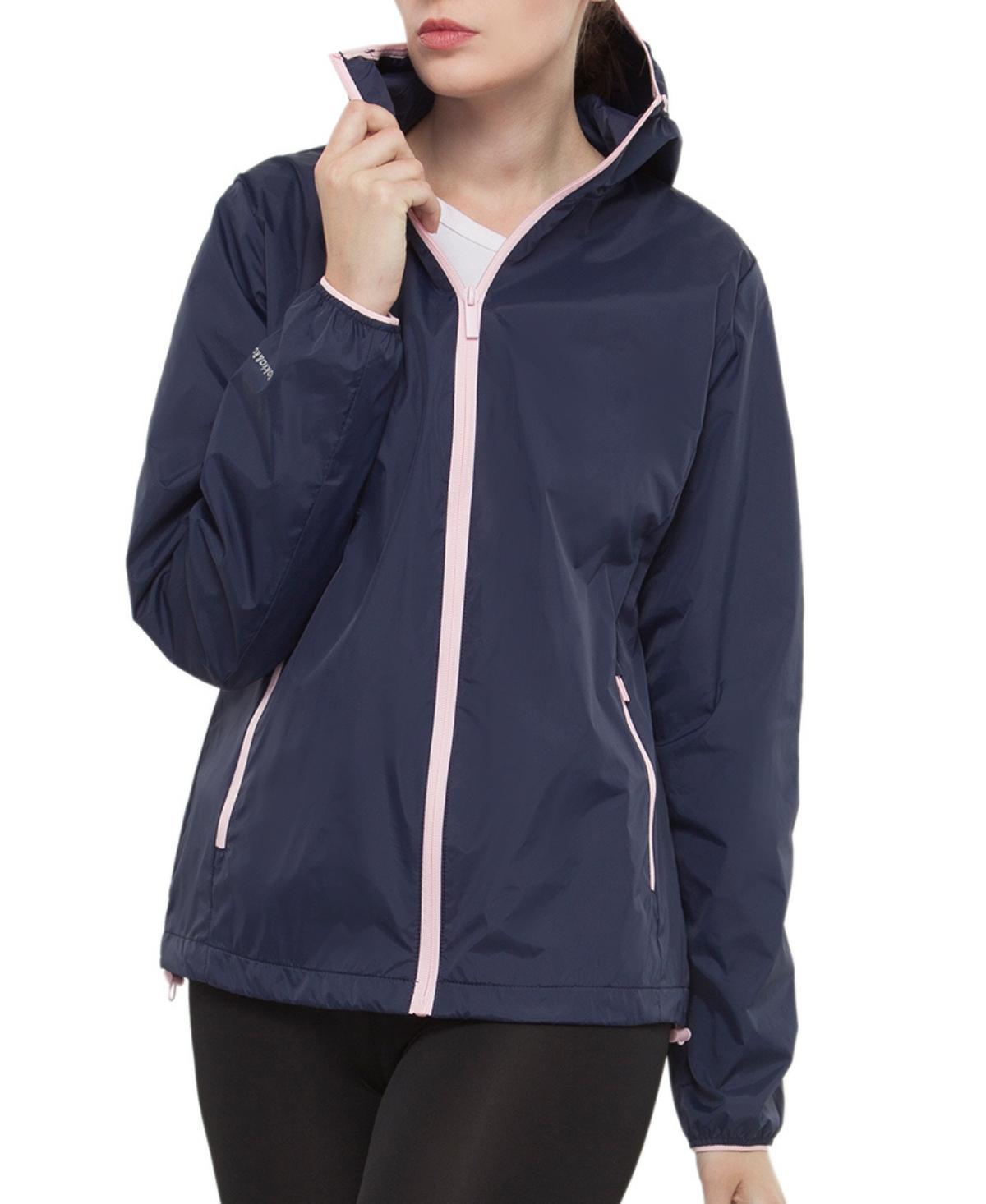 Rokka&Rolla Womens Packable Mesh Lined Jacket Lightweight Windbreaker Product Image