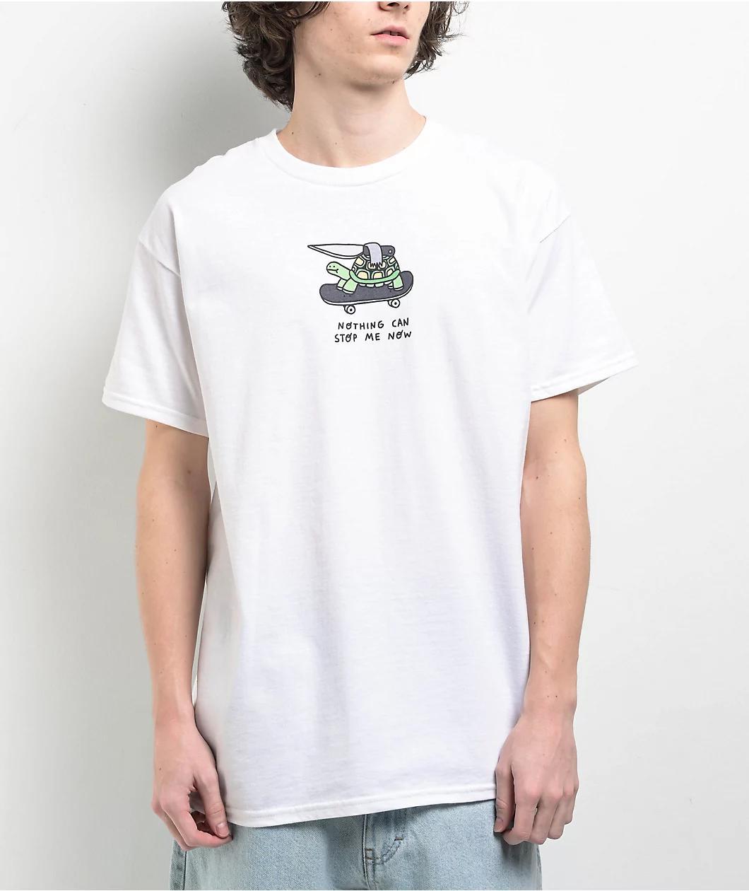 A.LAB Nothing Can Stop Me White T-Shirt Product Image