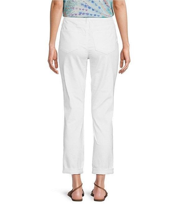 NYDJ Margot High Rise Slim Straight Girlfriend Jeans Product Image