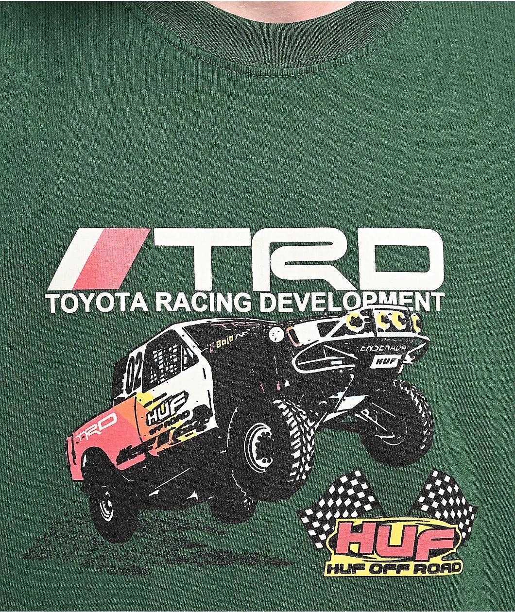 HUF x Toyota Racing Development Ensenada Green T-Shirt Product Image